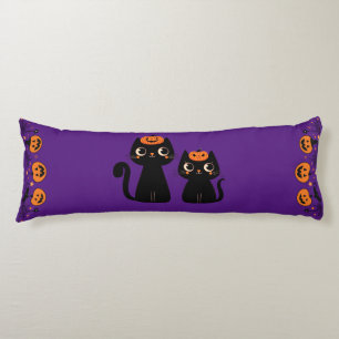 Halloween/Herbst/Spätherbst/Kürbis/Katze Seitenschläferkissen