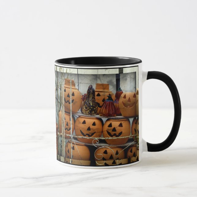 Halloween/Herbst Tasse für Getränke - Kürbis (Rechts)