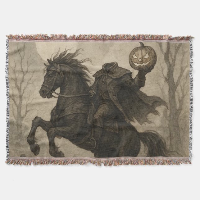 Halloween/Herbst: Vintag/gotisch Decke (Vorderseite)