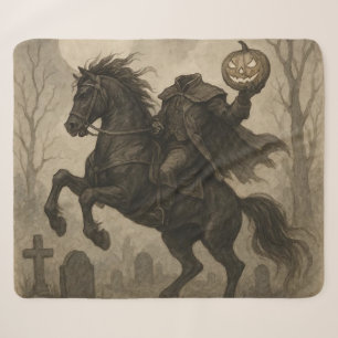 Halloween/Herbst: Vintag/gotisch Sherpadecke