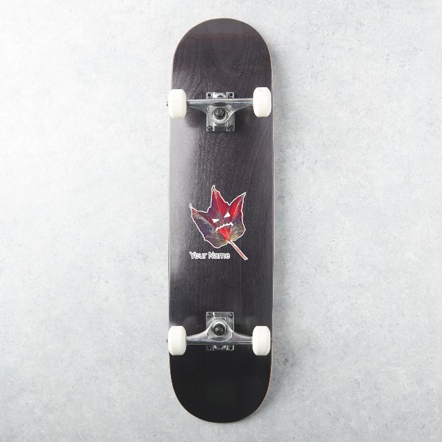 Halloween-Herbstblätterblättriger Erntedank Aufkleber (Skateboard)