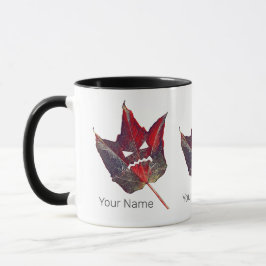 Halloween-Herbstblätterblättriger Erntedank Tasse