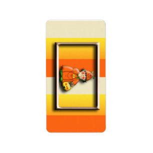 Halloween Hershey Miniature Candy Wrapper Labels Adressaufkleber