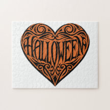Halloween-Herz, Schwarzes Herz, Feiertag
