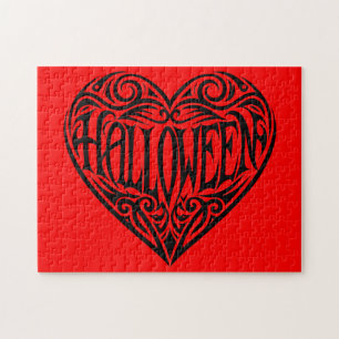 Halloween-Herz, Schwarzes Herz, Feiertag