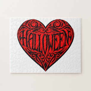 Halloween-Herz, Schwarzes Herz, Feiertag