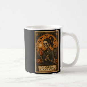 Halloween-Herzultraschalldiagnostiker-Tarotkarte-S Kaffeetasse