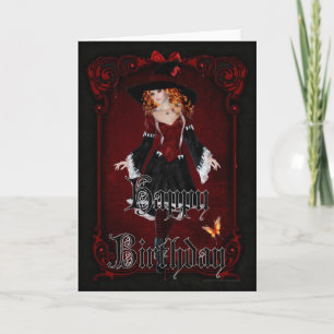 Halloween Hexe 9. Oktober Glückwunschkarte Geburts Karte