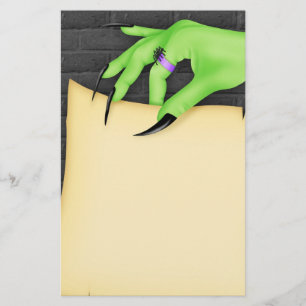 Halloween-Hexe-Briefpapier Briefpapier