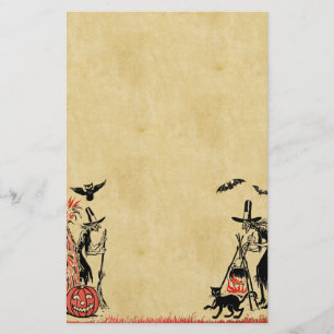 Halloween-Hexe-Briefpapier Briefpapier
