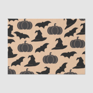 Halloween-Hexe-Hüte u. Schläger Seidenpapier