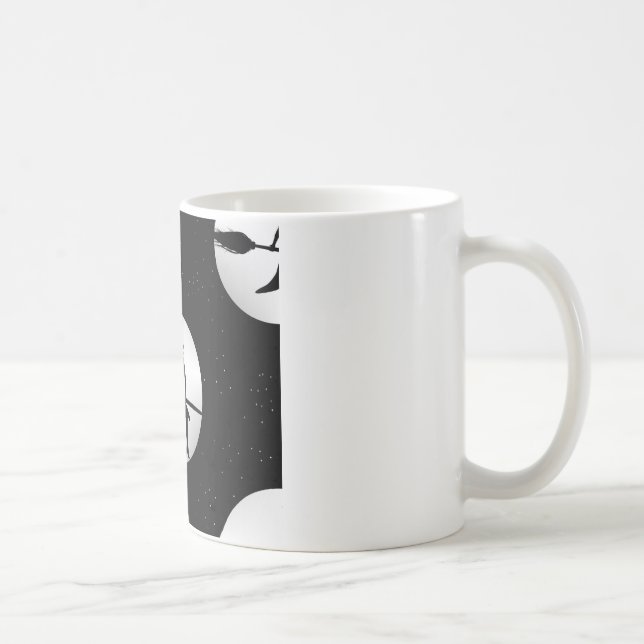 Halloween Hexe Kaffeetasse (Rechts)