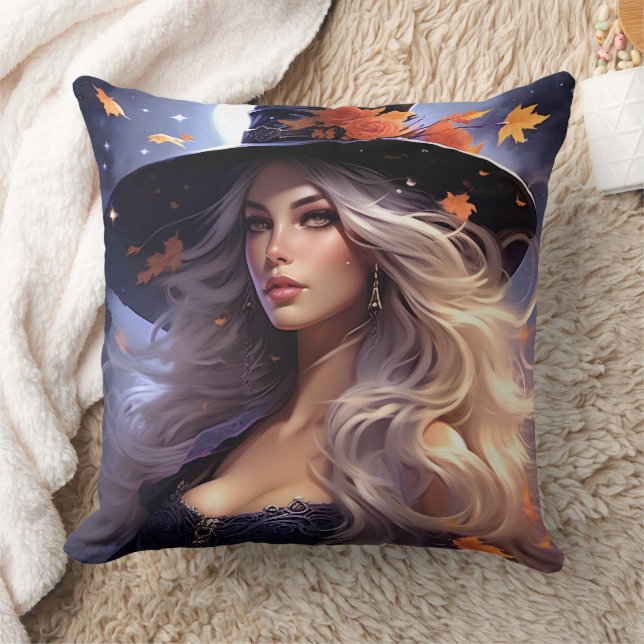 Halloween Hexe Kissen (Decke)
