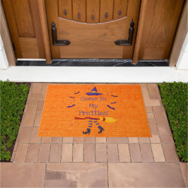 Halloween Hexe kommt in meinen Pretties Funny Zuha Fußmatte