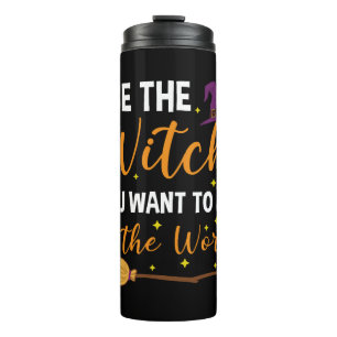 Halloween Hexe Lustig für Frauen Wiccan Hexerei Thermosbecher
