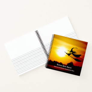 Halloween Hexe Notizbuch