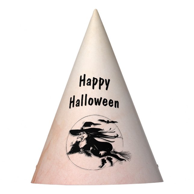 Halloween Hexe Partyhütchen (Vorderseite)