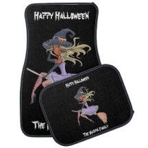 Halloween-Hexe-personalisierte Familie