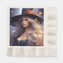 Halloween Hexe Serviette