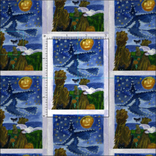 Halloween-Hexe Stoff