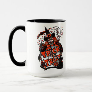Halloween Hexe Süßes oder Saures Tasse