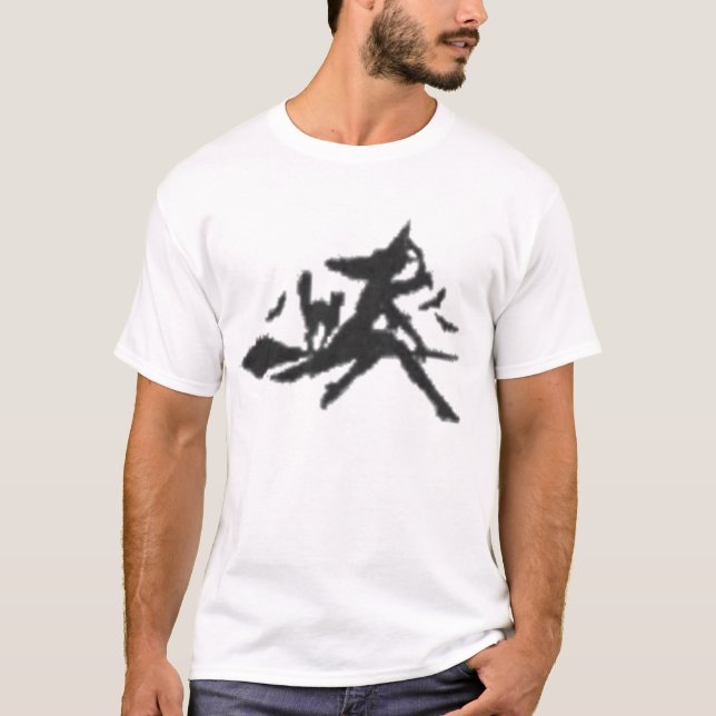 Halloween-Hexe, T - Shirt durch ZeiLOFT (Vorderseite)