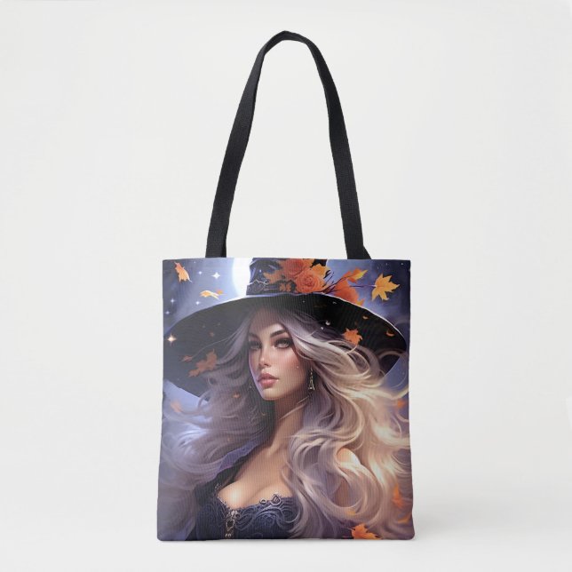 Halloween Hexe Tasche (Vorderseite)