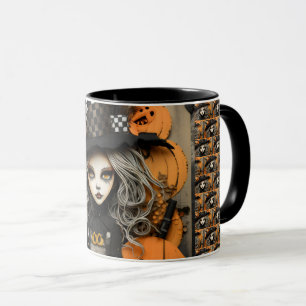 Halloween Hexe Tasse