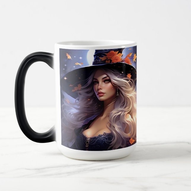 Halloween Hexe Verwandlungstasse (Links)