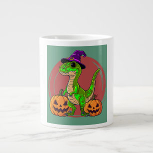 Halloween-Hexen-Dinosaurier Jumbo-Tasse
