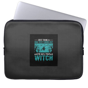 Halloween Hexen DNA-Test-Design Laptopschutzhülle