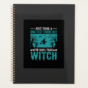 Halloween Hexen DNA-Test-Design Planer