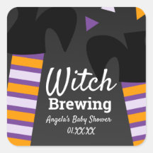 Halloween Hexen Feet Baby Shower Gastgeschenk