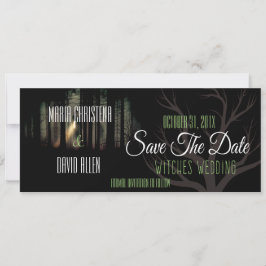 Halloween Hexen Hochzeit Speichern Sie die Datumsk Save The Date