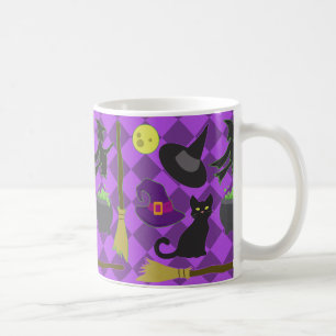 Halloween Hexen Kaffeetasse