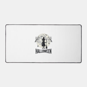 Halloween Hexen Mond Vintage Gravur Design_1 Schreibtischunterlage