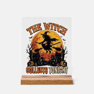 Halloween Hexen Sammlung Humor Acrylschild