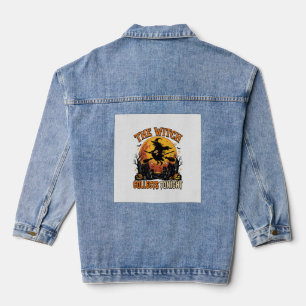 Halloween Hexen Sammlung Humor Jeansjacke