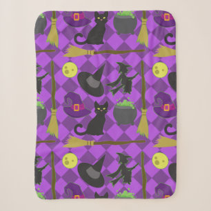 Halloween Hexen Sherpadecke