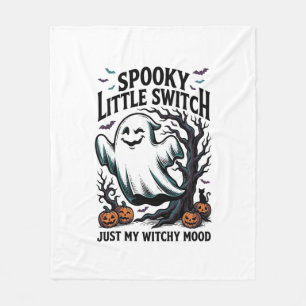 Halloween-Hexen-Shirt Vintage-Geister-Humor-Design Fleecedecke