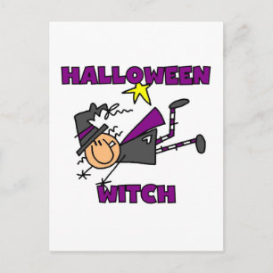 Halloween Hexen T - Shirt und Geschenke Postkarte