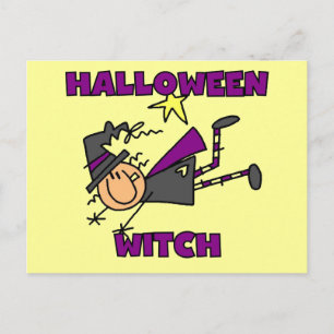 Halloween Hexen T - Shirt und Geschenke Postkarte