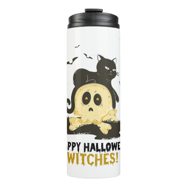 Halloween Hexen! Thermosbecher (Vorderseite)