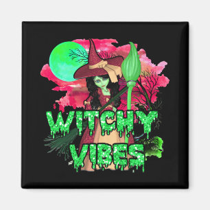 Halloween Hexen-Vibes Magnet