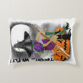 Halloween Hexenakzent Dekokissen