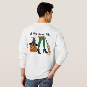 Halloween Hexenbeine und Schuhe, wenn die Schuhe p T-Shirt