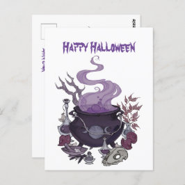 Halloween Hexenbrew Postkarte