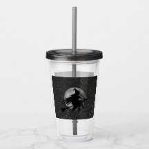 Halloween-Hexencup mit Lid und Stroh