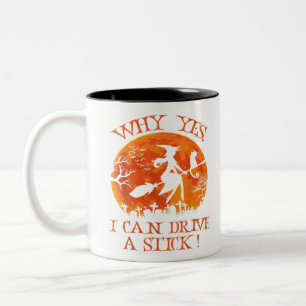Halloween Hexengeschenke Warum ja eigentlich kann Zweifarbige Tasse