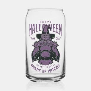 Halloween Hexenglas - Lila scharf Dosenglas